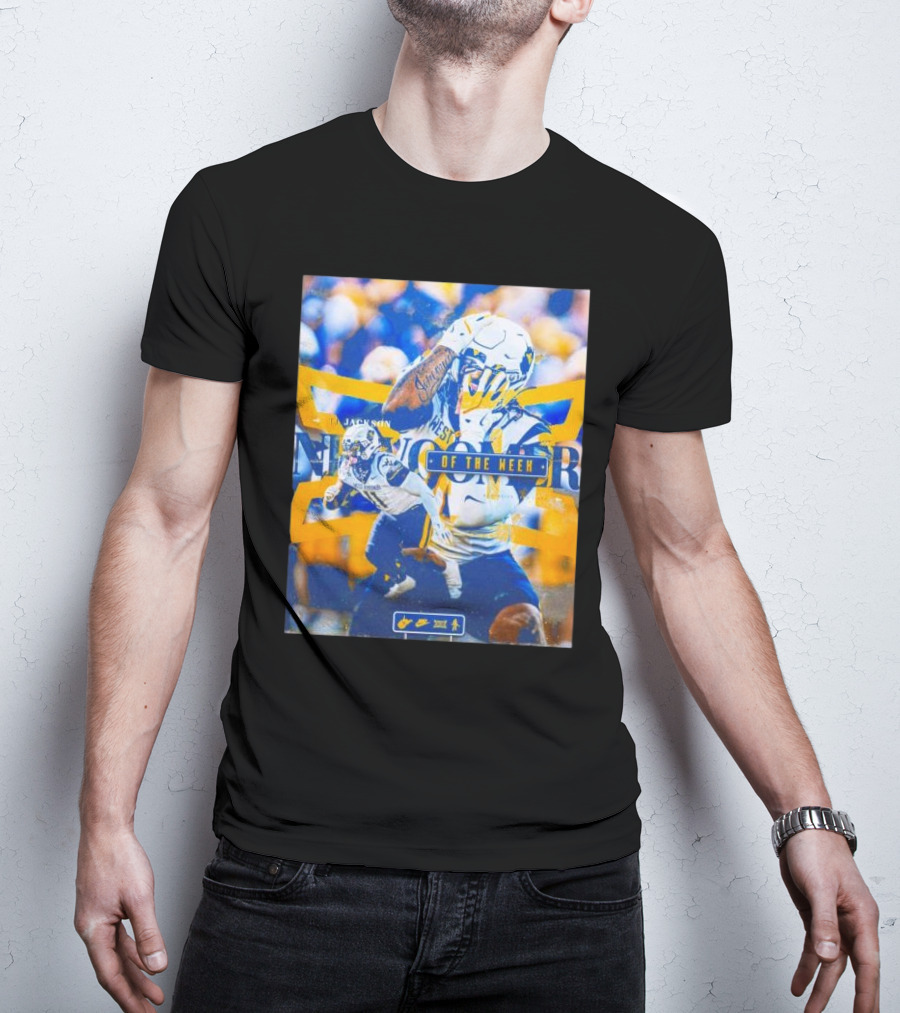 West Virginia Mountaineers TJ Jackson Player Of The Week T-Shirt
