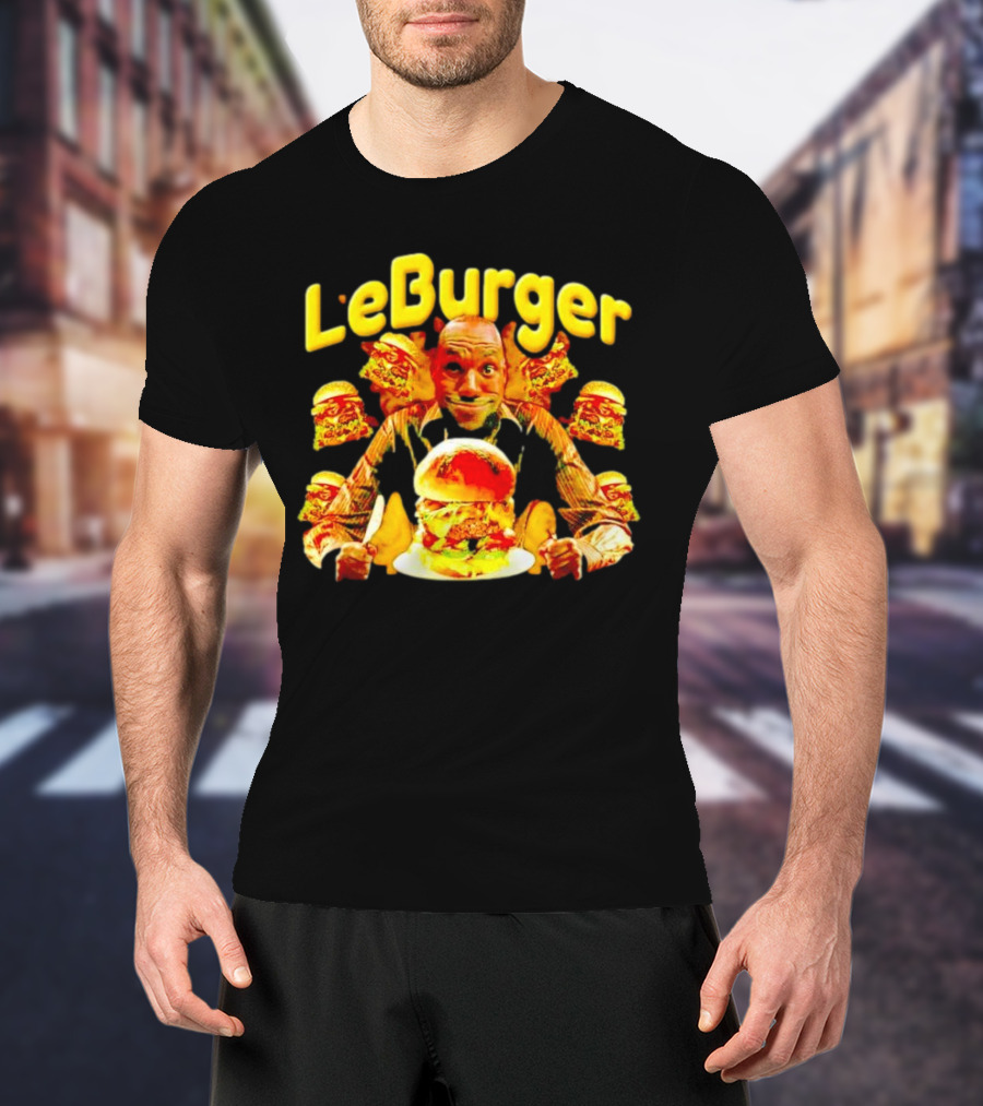 LeBurger LeBron James Burgers Multicolor Kings T-Shirt