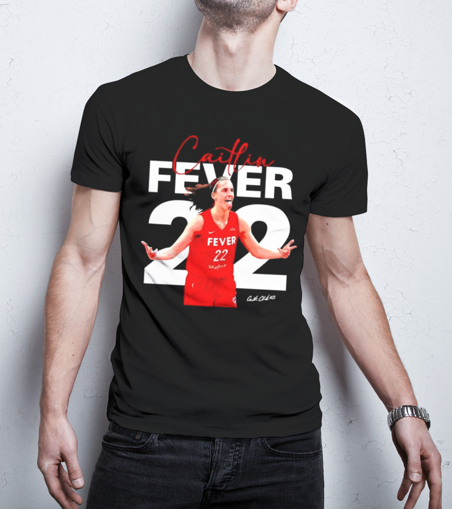 Caitlin Fever 22 Red Jersey SaeFere T-Shirt