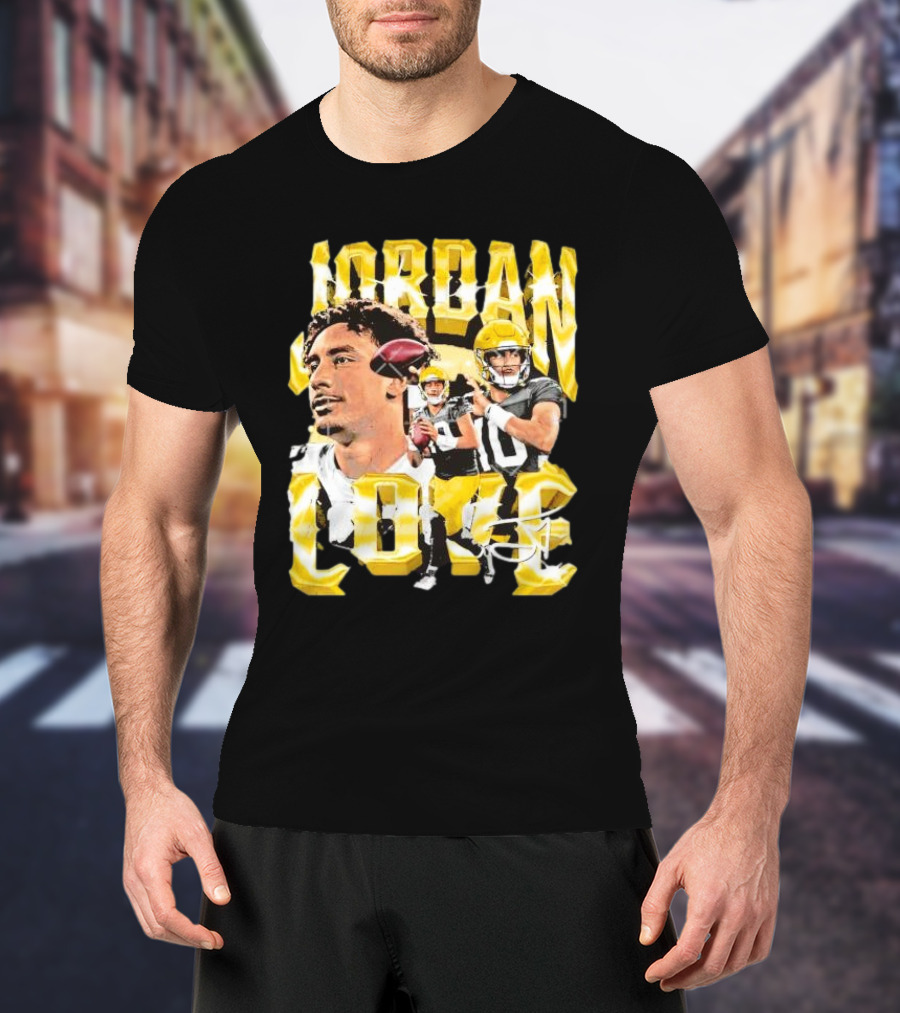 Jordan Love Green Bay Packers Vintage Signature Image T-Shirt