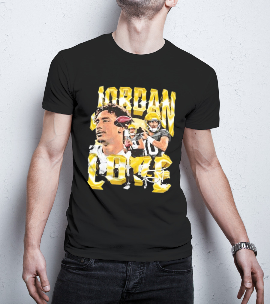 Jordan Love Green Bay Packers Vintage Signature Image T-Shirt