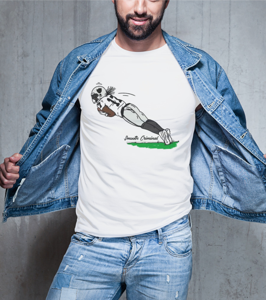Smooth Criminal Davante Adams Las Vegas Raiders Leap NFL Football T-Shirt