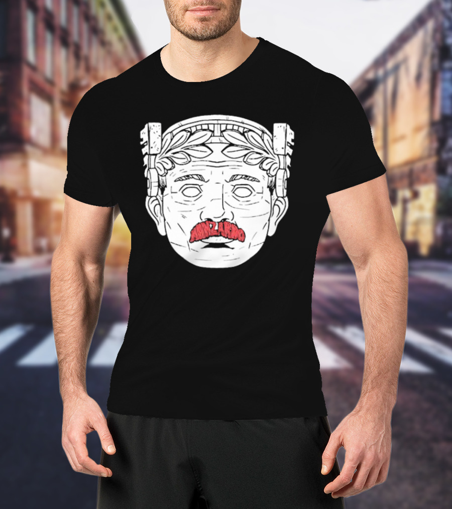 Guardian Maxilarino Mustache Roman Bust T-Shirt