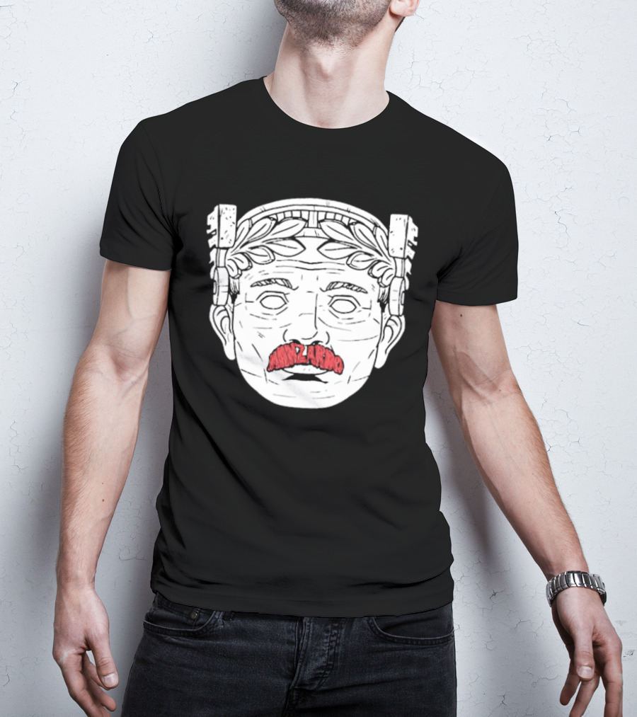 Guardian Maxilarino Mustache Roman Bust T-Shirt