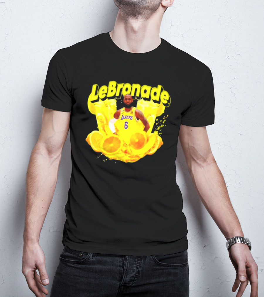LeBronade LeBron James Los Angeles Lakers 6 Lemon Explosion T-Shirt