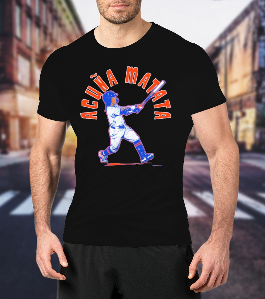 Acuna Matata Baseball Swing New York Mets T-Shirt