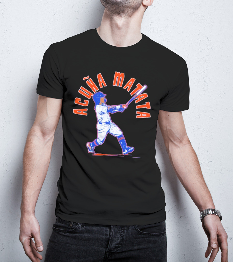 Acuna Matata Baseball Swing New York Mets T-Shirt