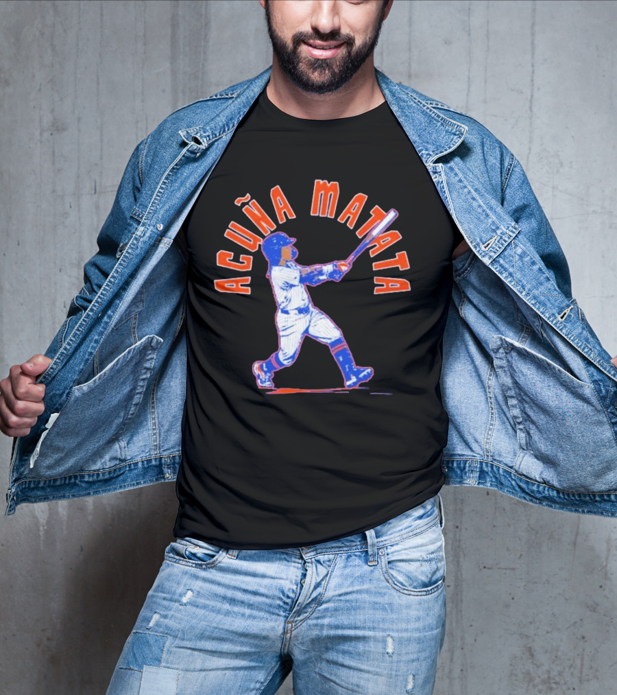 Acuna Matata Baseball Swing New York Mets T-Shirt