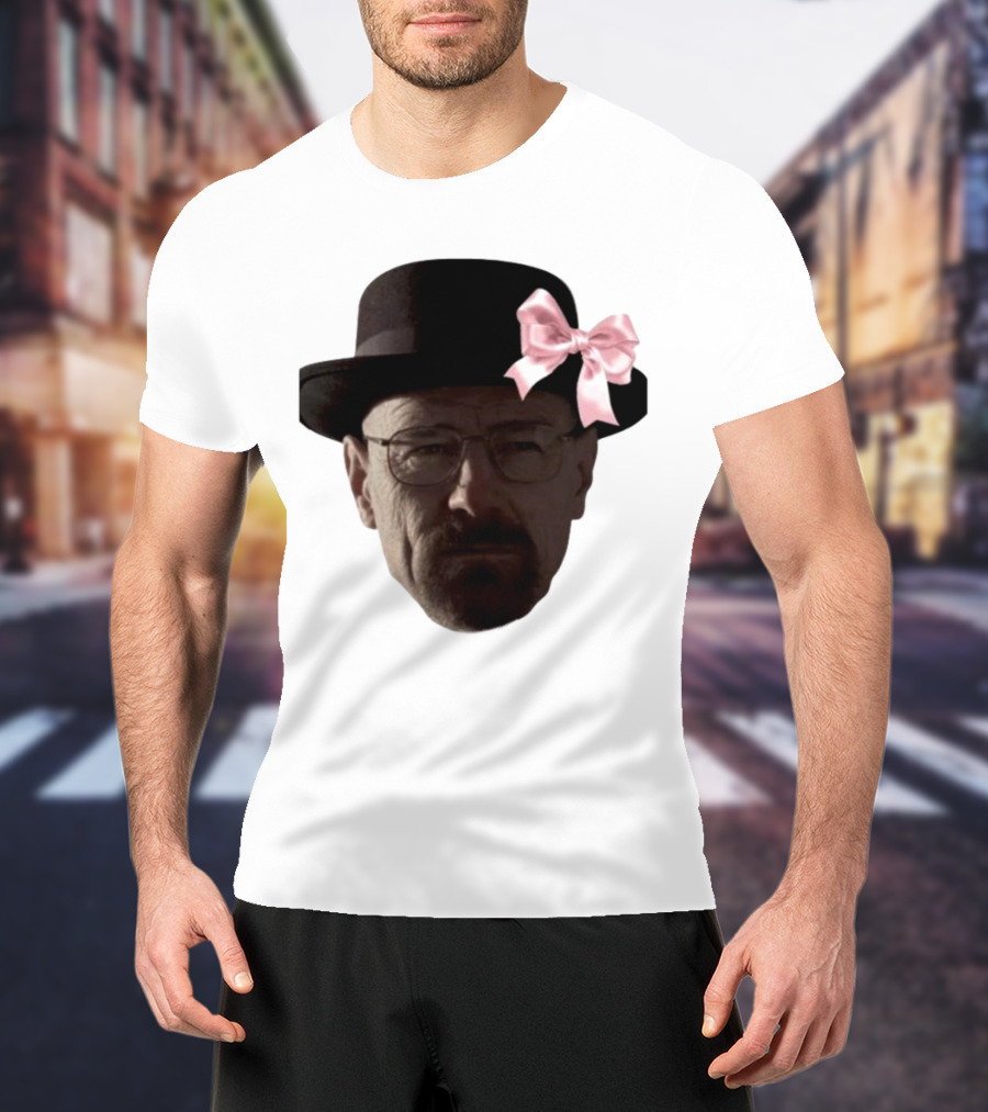 Pink Bow Walter White Heisenberg Breaking Bad T-Shirt