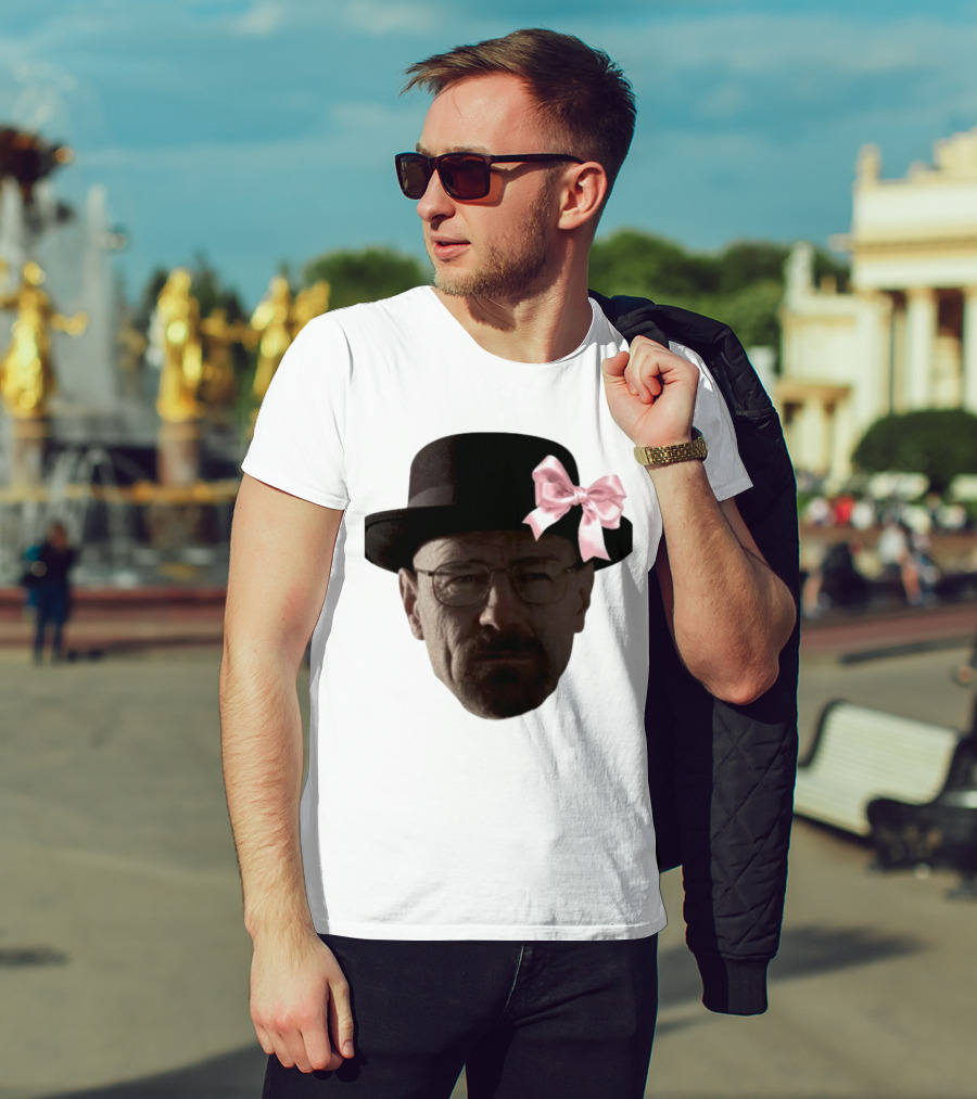 Pink Bow Walter White Heisenberg Breaking Bad T-Shirt