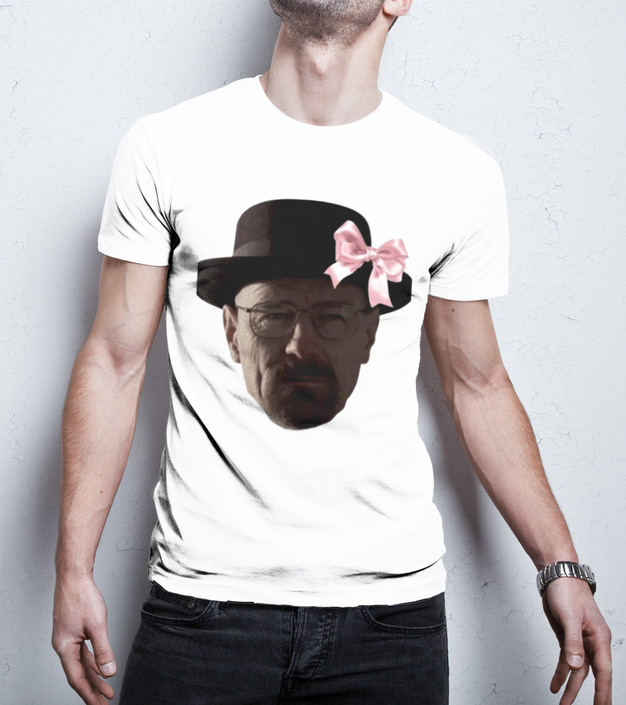 Pink Bow Walter White Heisenberg Breaking Bad T-Shirt