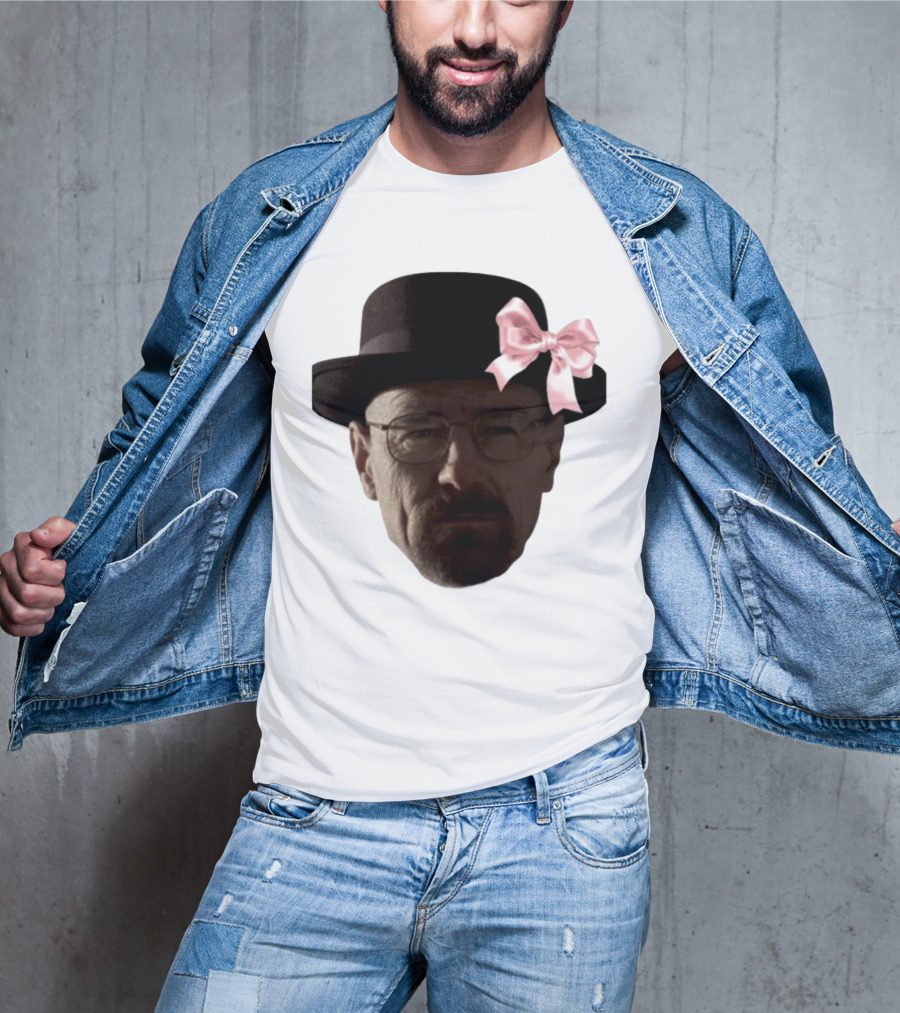 Pink Bow Walter White Heisenberg Breaking Bad T-Shirt