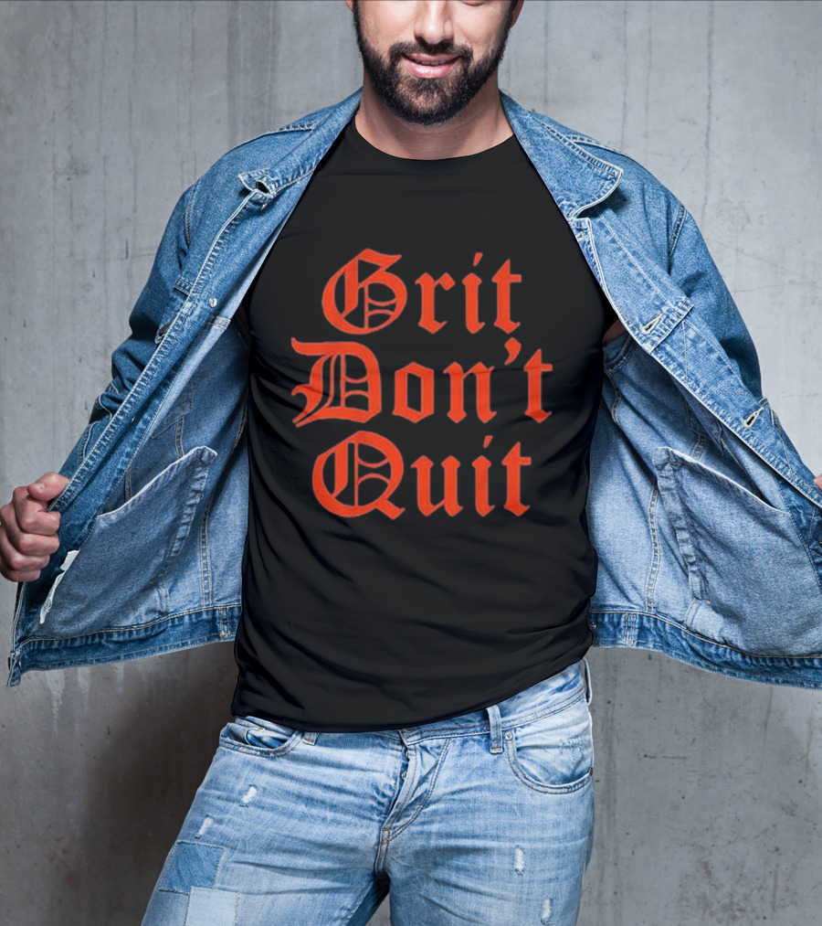 Grit Don't Quit Detroit Tigers T-Shirt