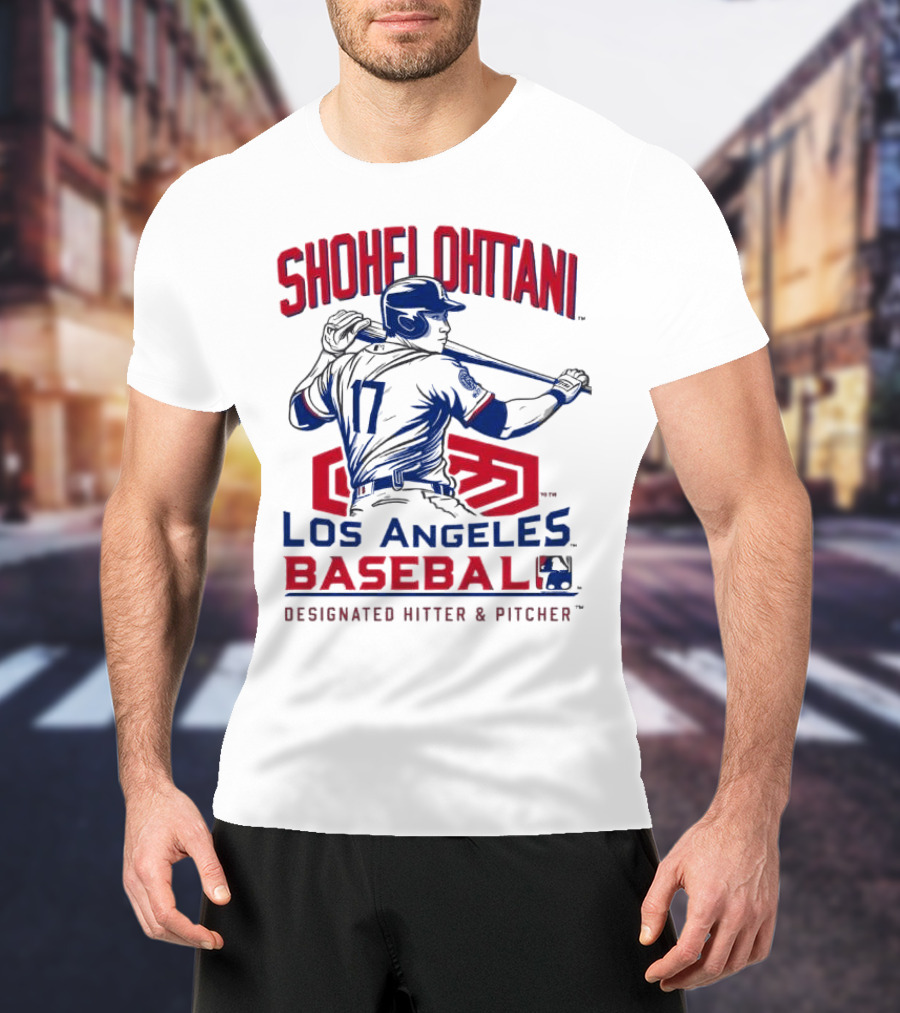 Shohei Ohtani Los Angeles Baseball Designated Hitter And Pitcher T-Shirt