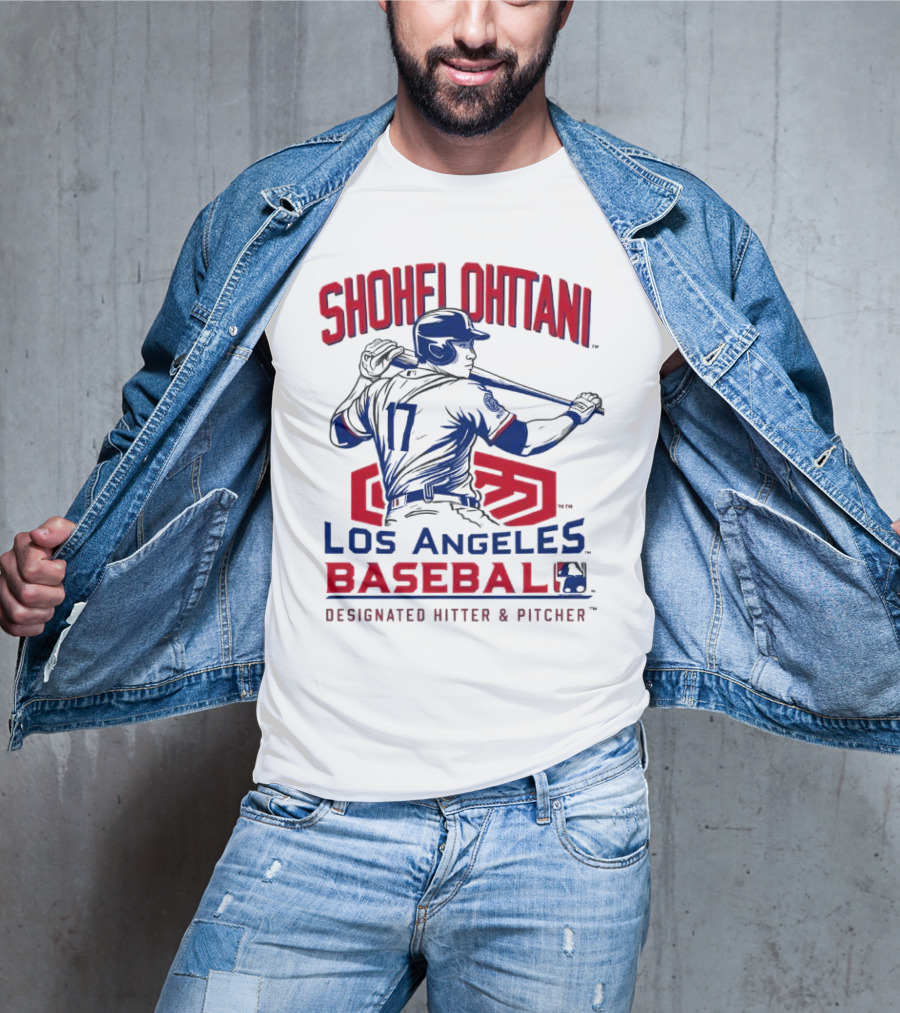 Shohei Ohtani Los Angeles Baseball Designated Hitter And Pitcher T-Shirt