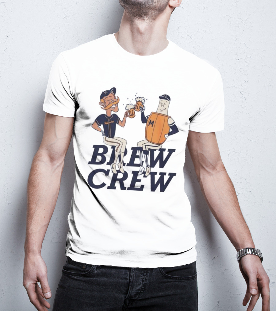 Milwaukee Brew Crew Drinking Mascots T-Shirt