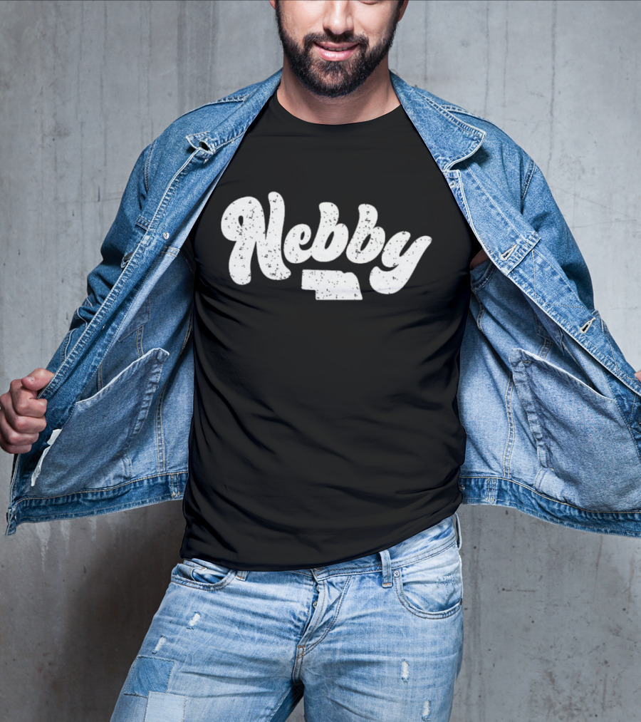 Nebby Nebraska State T-Shirt