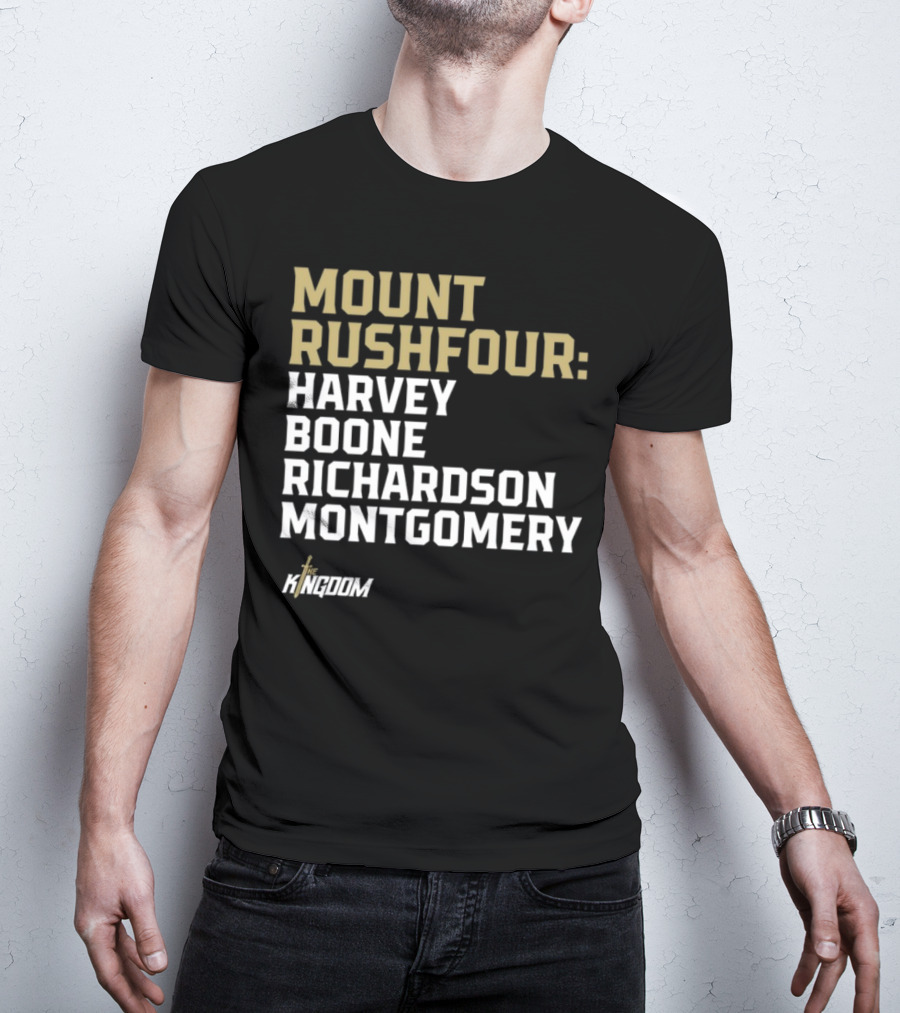 Mount Rushfour Harvey Boone Richardson Montgomery The Kingdom T-Shirt