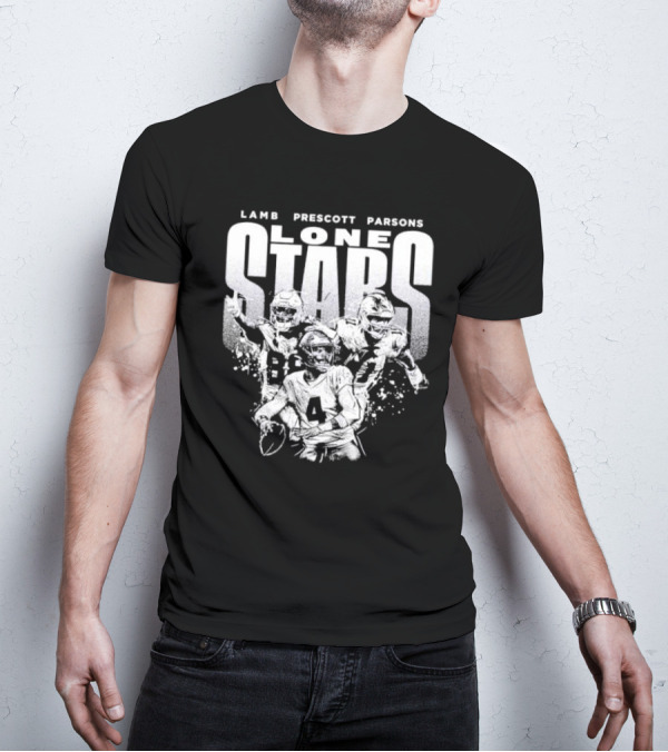 Lamb Prescott Parsons Lone Stars Dallas Cowboys T-Shirt