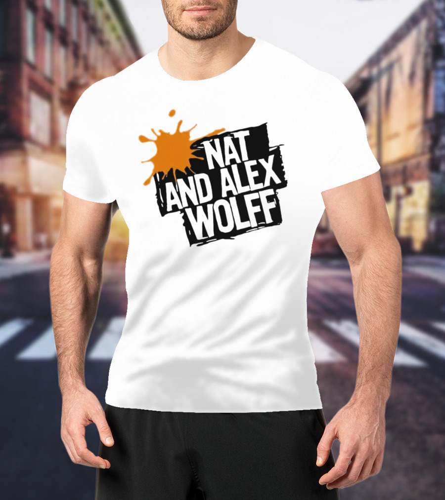 Nat And Alex Wolff Splash Motif T-Shirt
