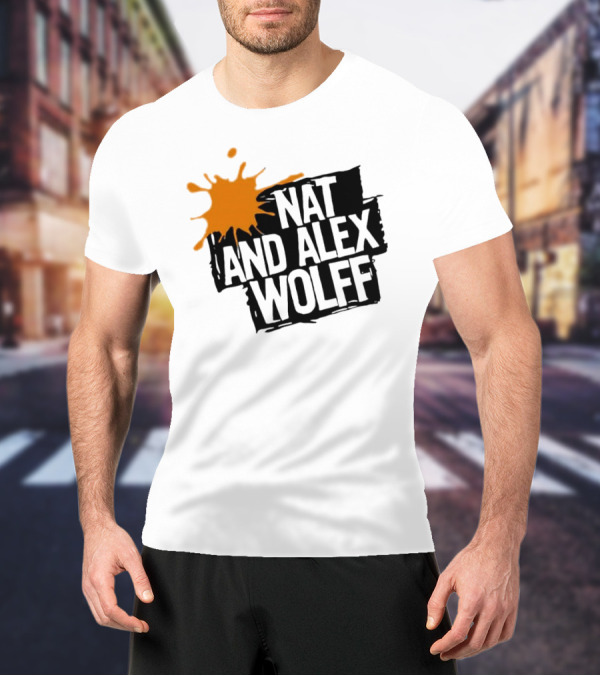 Nat And Alex Wolff Splash Motif T-Shirt