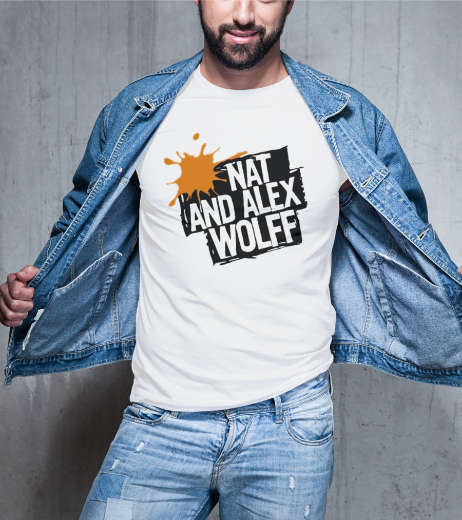 Nat And Alex Wolff Splash Motif T-Shirt