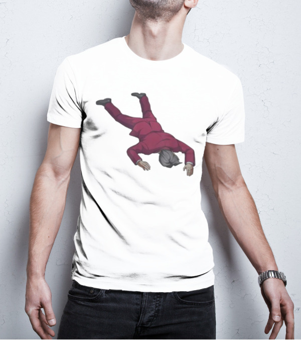Ace Attorney Investigations Collection Miles Edgeworth Faceplant Pose T-Shirt