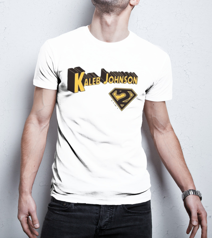 Kaleb Johnson Superman Style Logo Retro T-Shirt