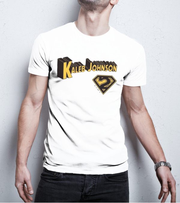Kaleb Johnson Superman Style Logo Retro T-Shirt