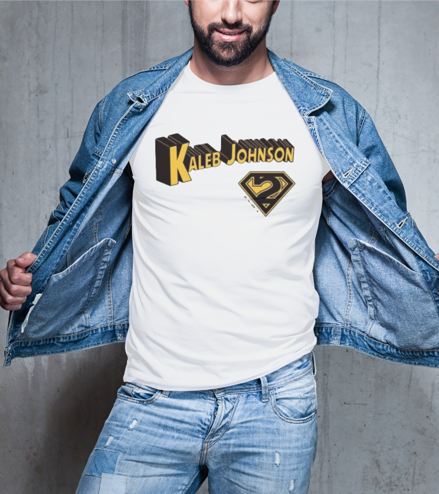 Kaleb Johnson Superman Style Logo Retro T-Shirt