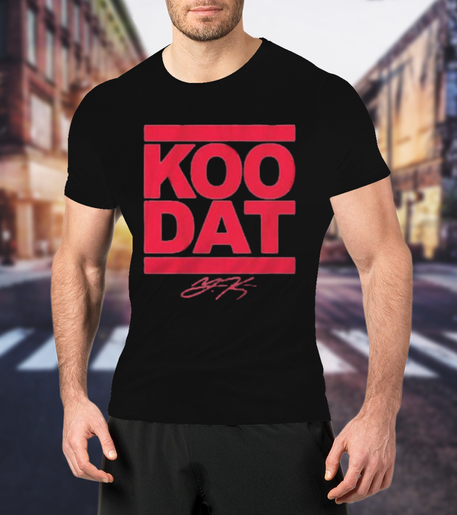 Koo Dat Younghoe Koo Atlanta Falcons Signature T-Shirt