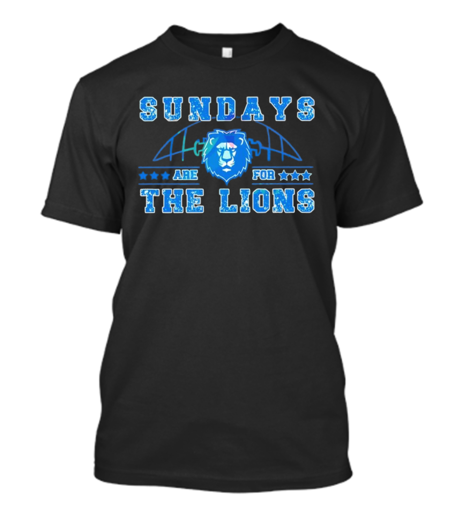 Sundays Are For The Lions Football Team Fans T-Shirt