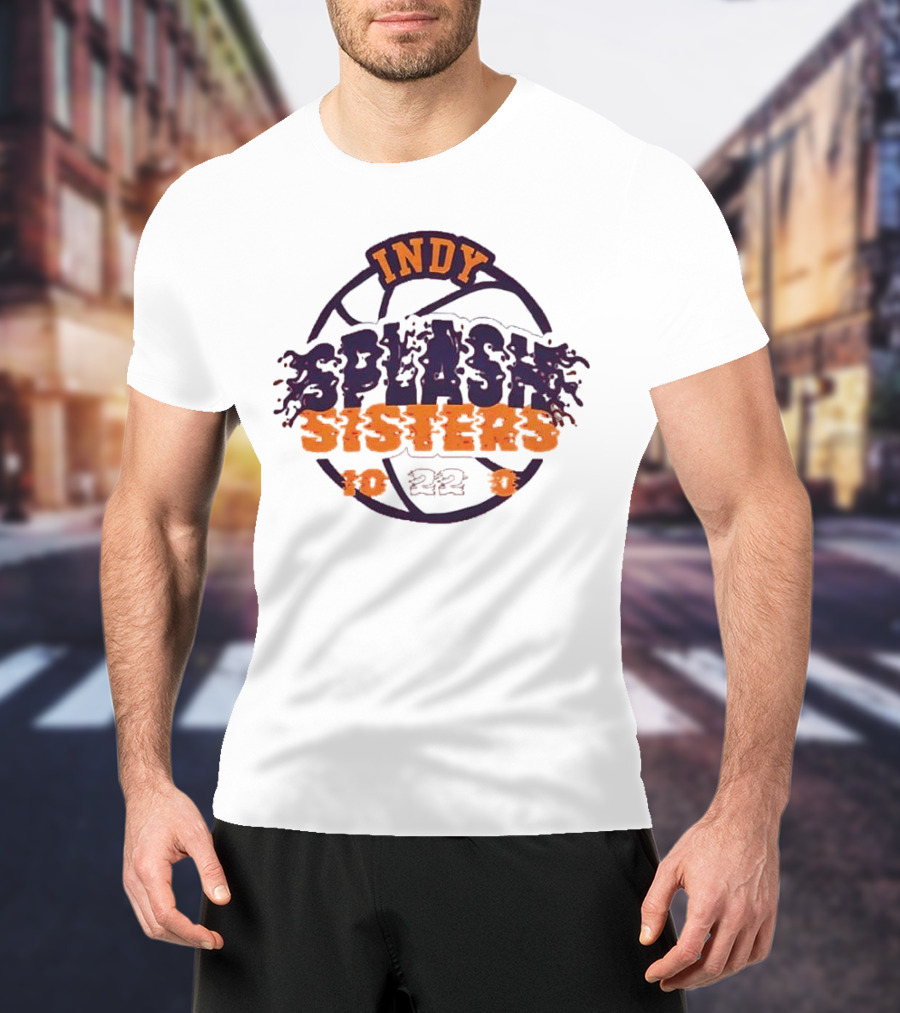 Indy Splash Sisters 10 22 0 Basketball T-Shirt