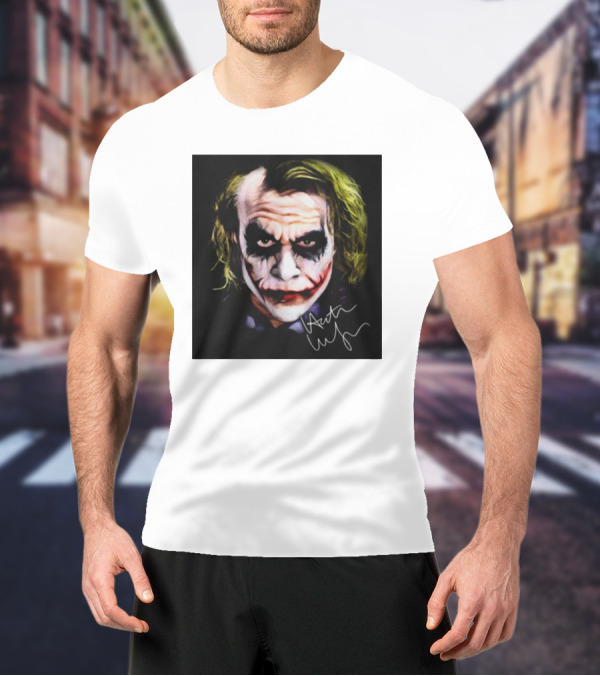 Joker 2 Heath Ledger Signature T-Shirt