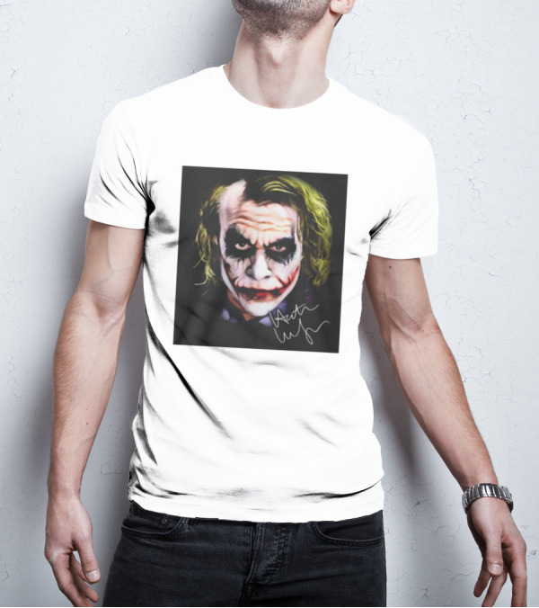Joker 2 Heath Ledger Signature T-Shirt