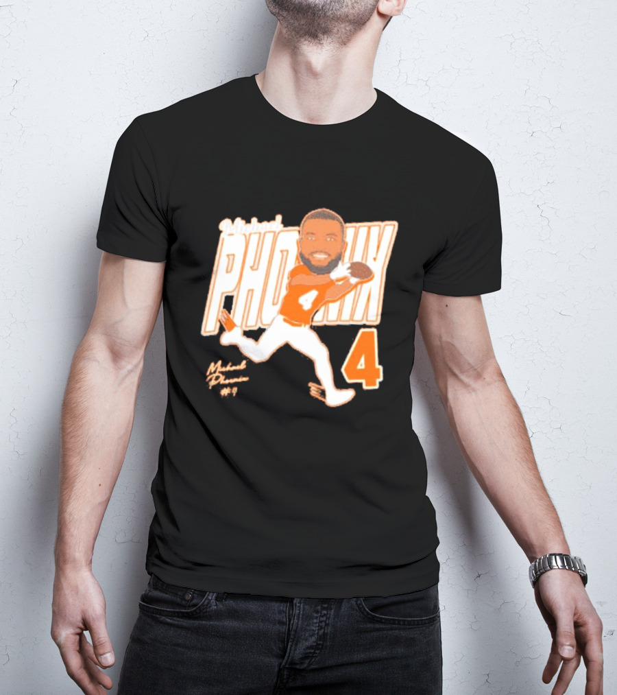 Michael Phoenix #4 Sam Houston Bearkats Signature Player Cartoon T-Shirt