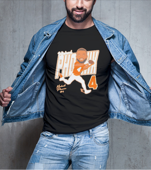 Michael Phoenix #4 Sam Houston Bearkats Signature Player Cartoon T-Shirt