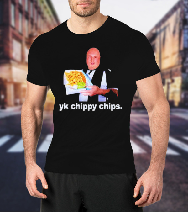 Cole Palmer YK Chippy Chips Dude Holding Fries T-Shirt