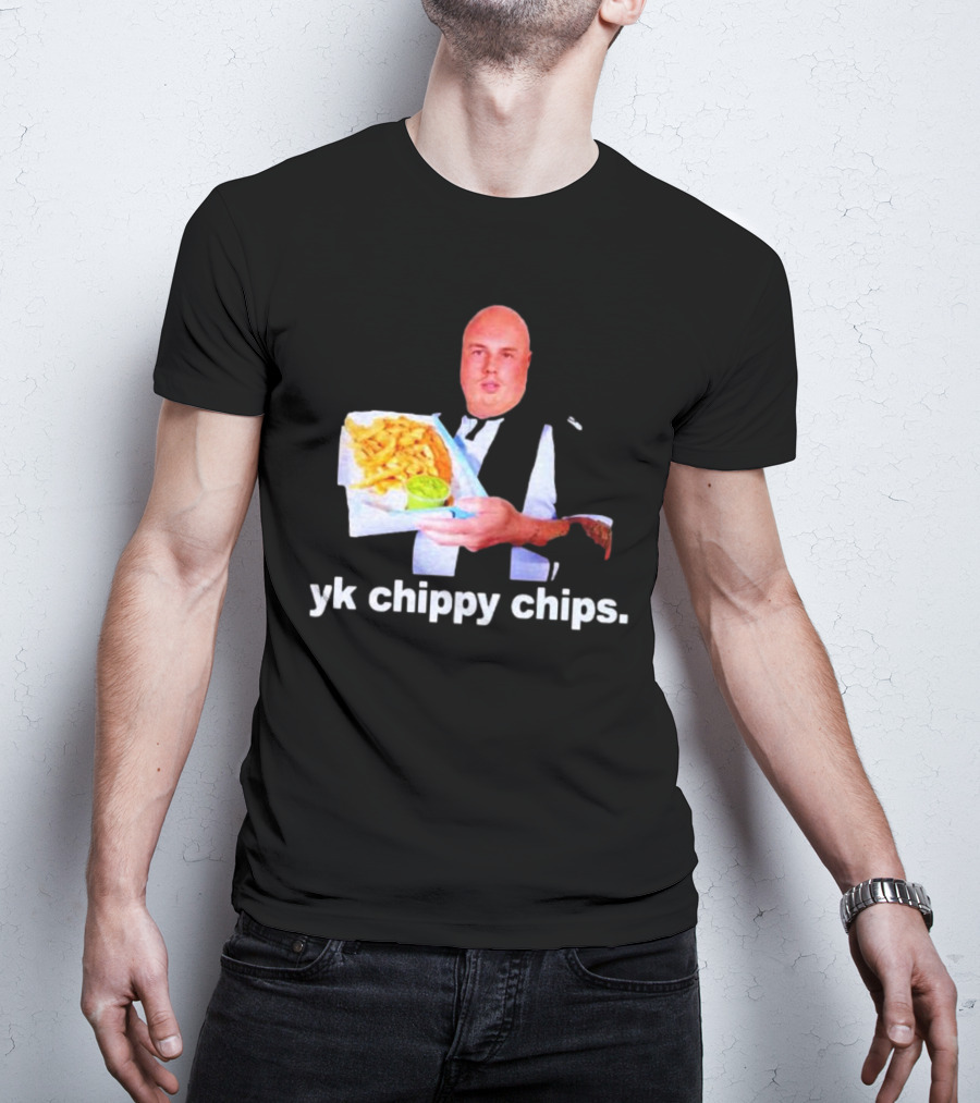 Cole Palmer YK Chippy Chips Dude Holding Fries T-Shirt