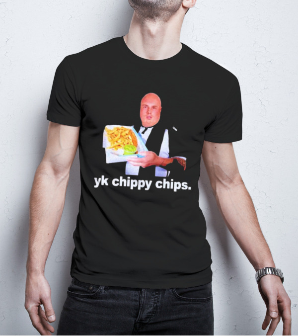 Cole Palmer YK Chippy Chips Dude Holding Fries T-Shirt
