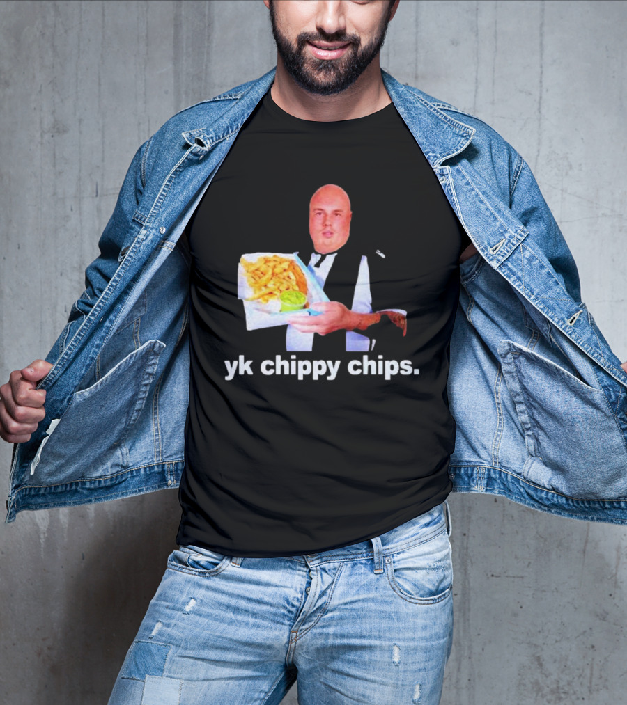 Cole Palmer YK Chippy Chips Dude Holding Fries T-Shirt