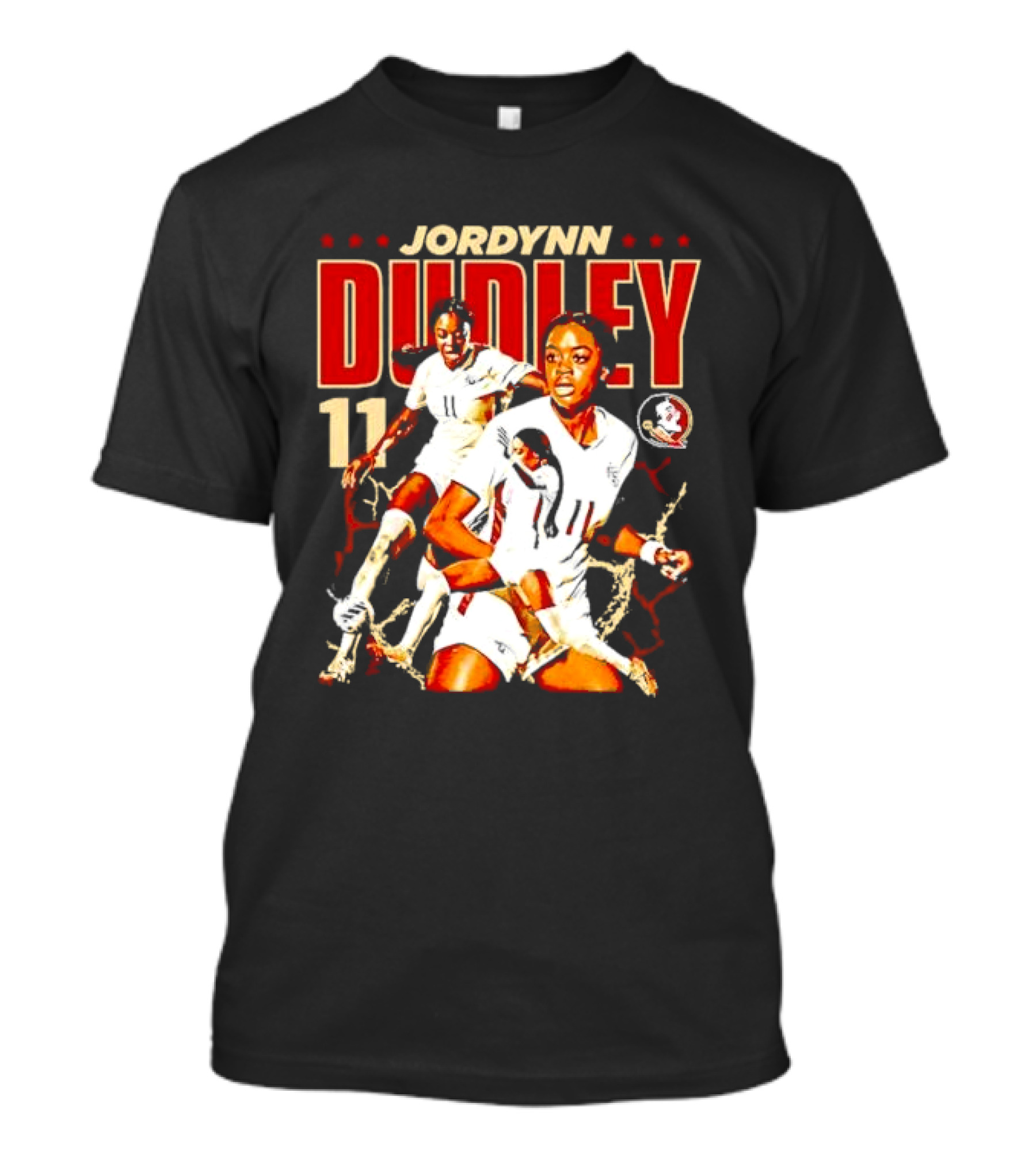 Jordynn Dudley 11 Florida State Seminoles Vintage T-Shirt