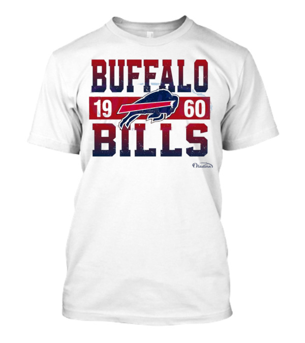 Buffalo Bills 1960 Retro Vintage Football Logo New Era T-Shirt