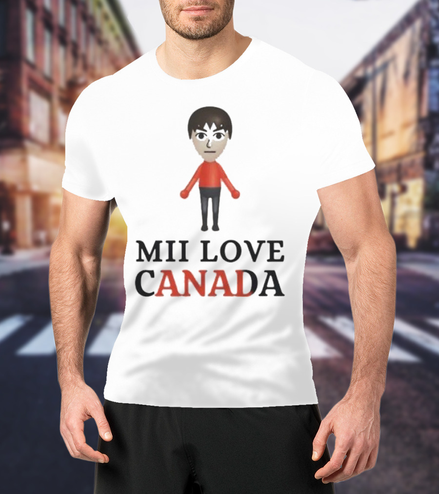 Mii Love Canada Iconic Character T-Shirt