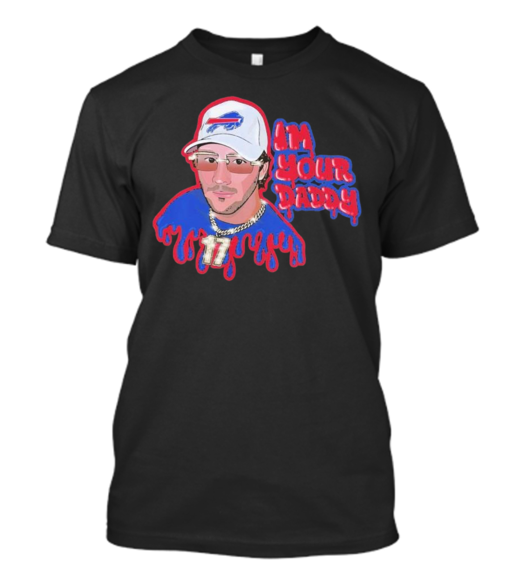 Josh Allen Buffalo Bills I’m Your Daddy JA17 Iconic Sports Look T-Shirt