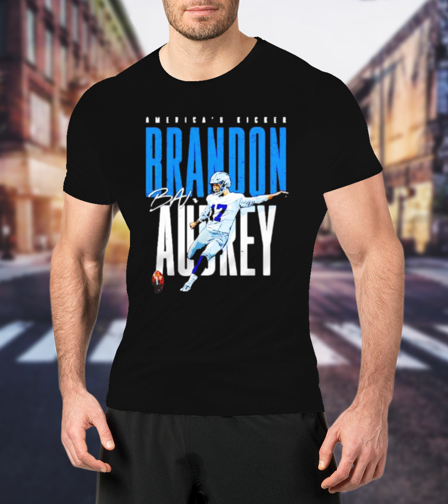 America's Kicker Brandon Aubrey Dallas Cowboys Signature T-Shirt