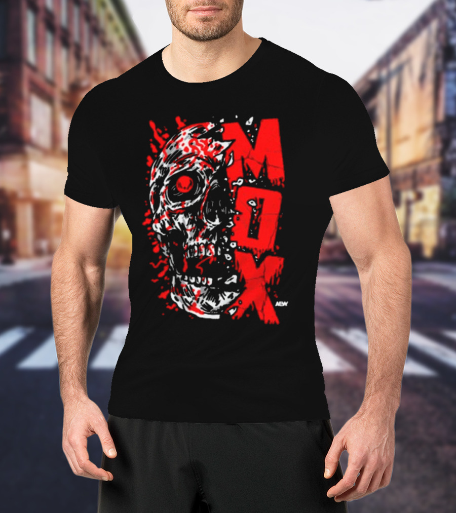 MOX Skull AEW Jon Moxley To The Bone T-Shirt