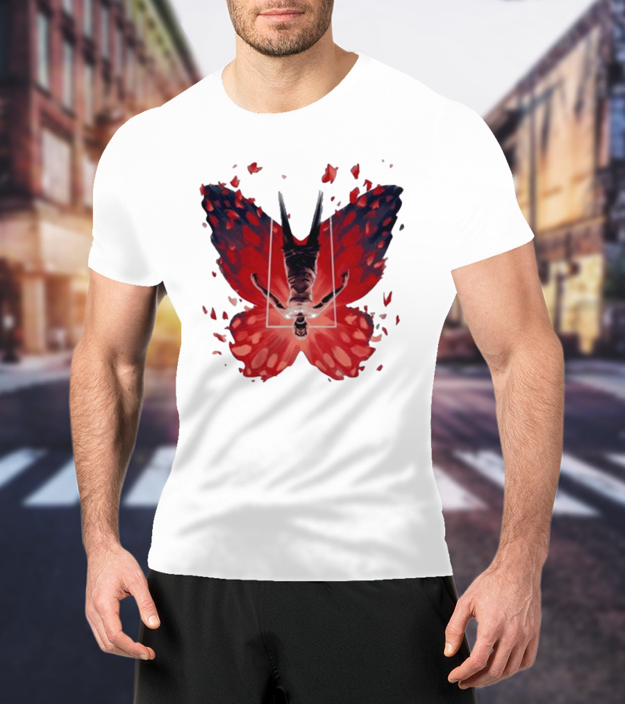 Silent Hill 2 Coicted Form Red Butterfly T-Shirt