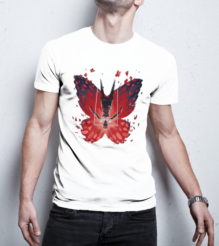 Silent Hill 2 Coicted Form Red Butterfly T-Shirt