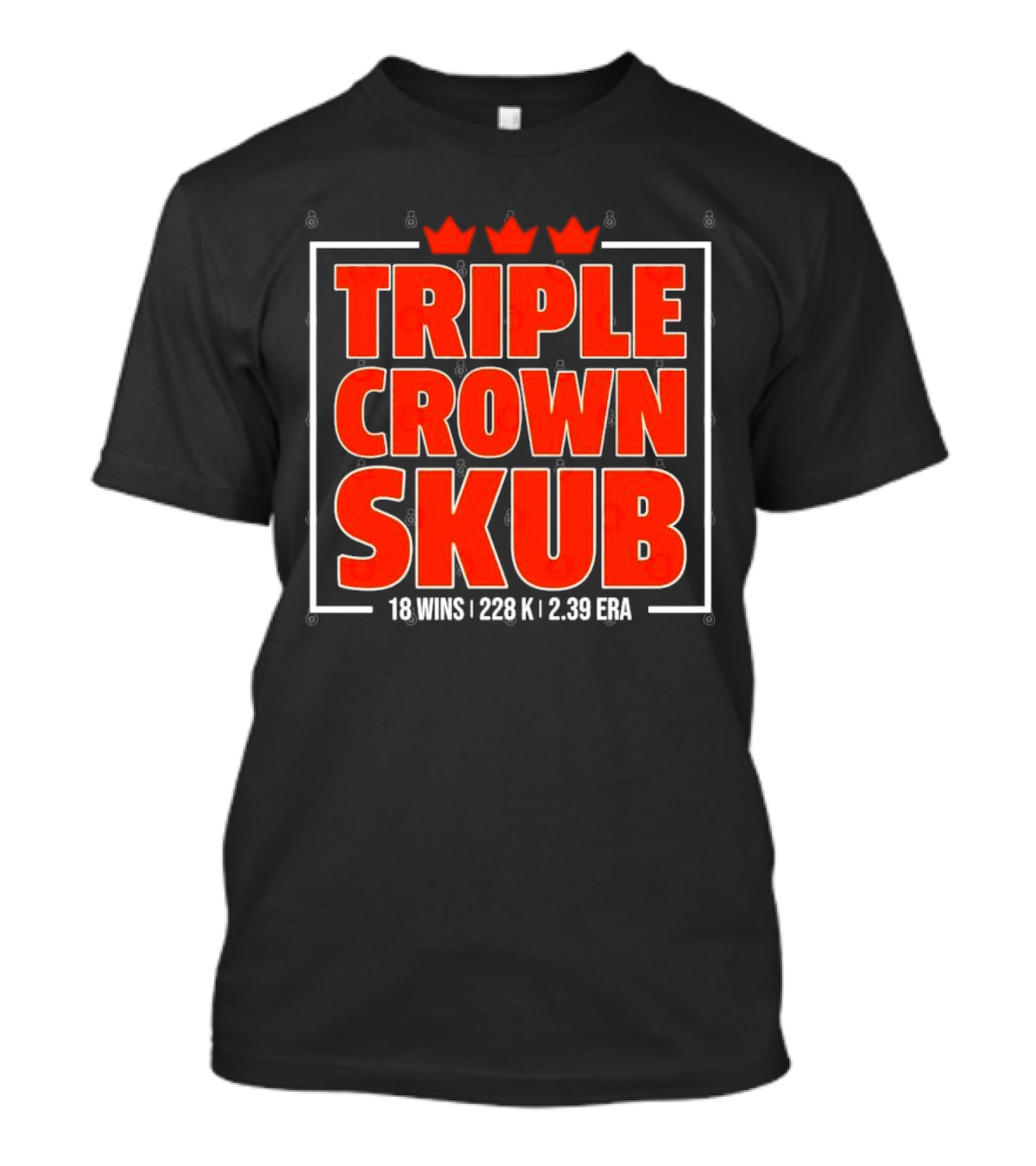 Triple Crown Skub Detroit Tigers Tarik Skubal 18 Wins 228K 2.39 ERA T-Shirt